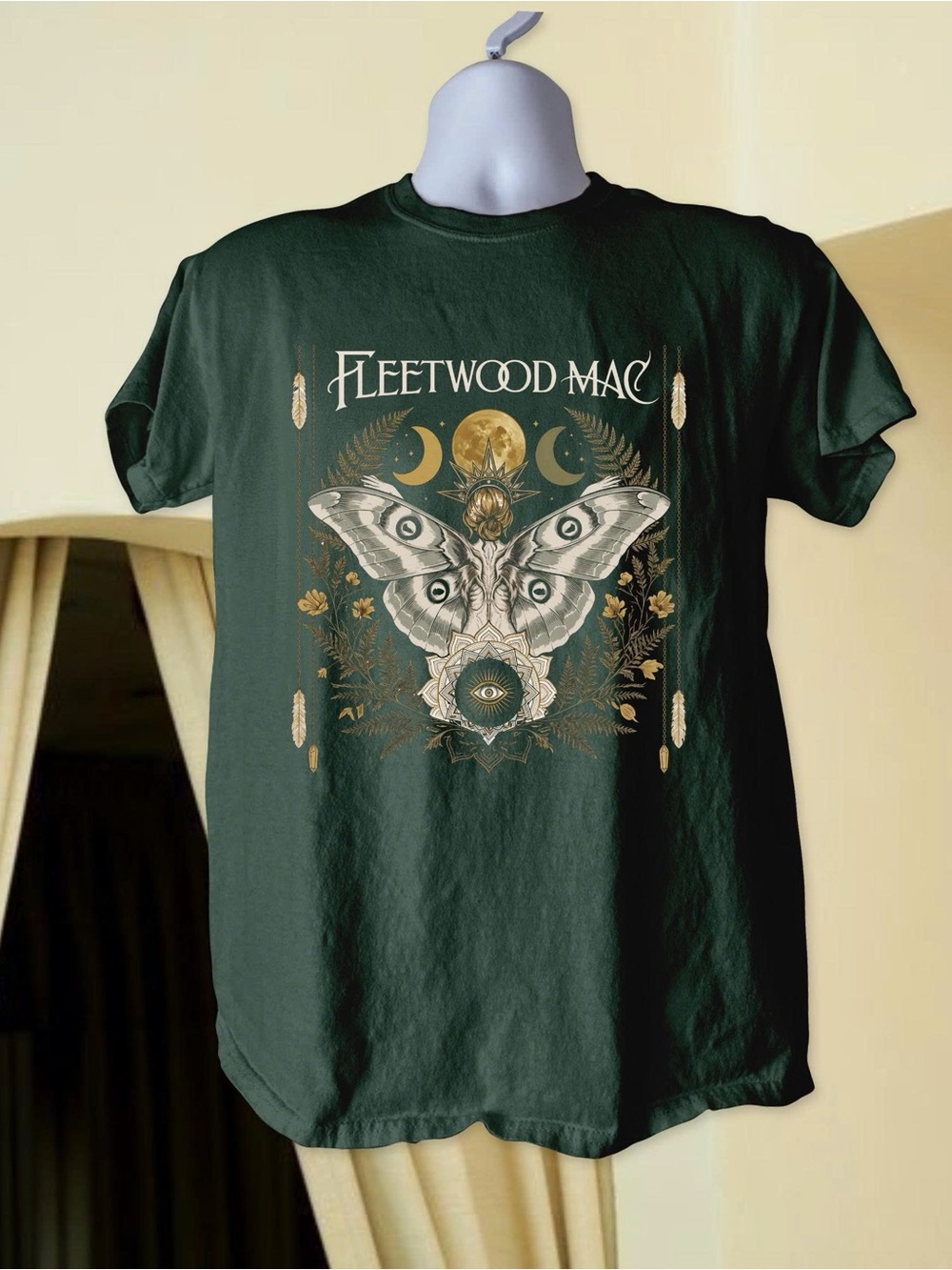 Fleetwood Mac Moth Butterfly Graphic Tee - Gift For Fan
